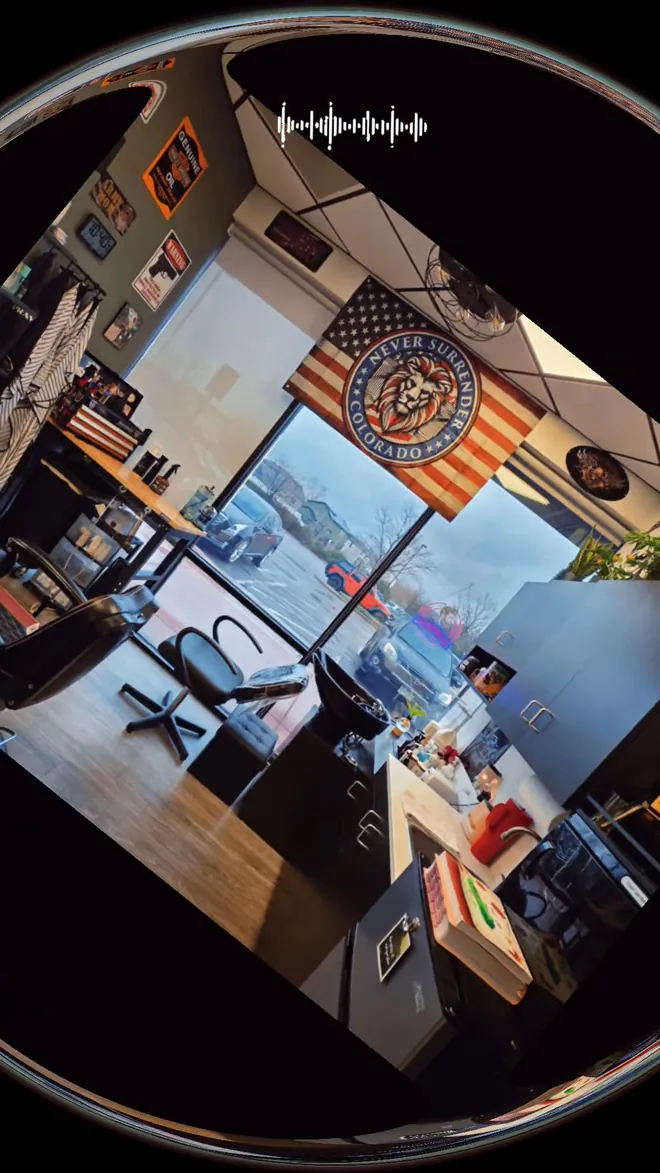 Inside RockStar Barber in Thornton, CO